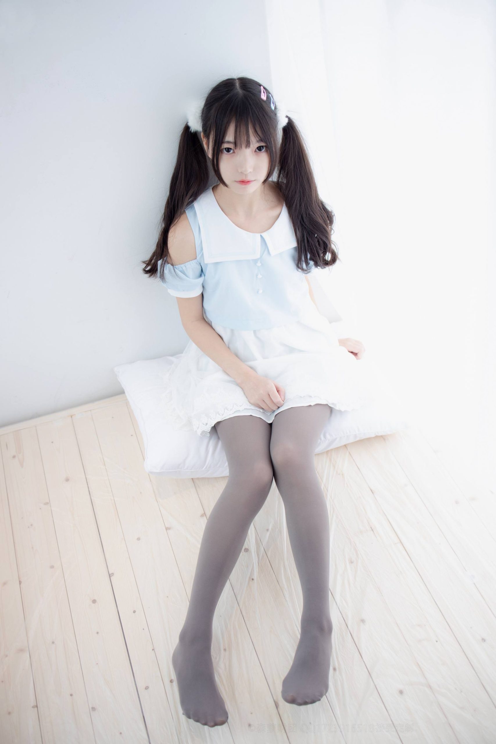 图片[2]-超级甜美的灰丝小姑娘【86P】20005-华仔美图