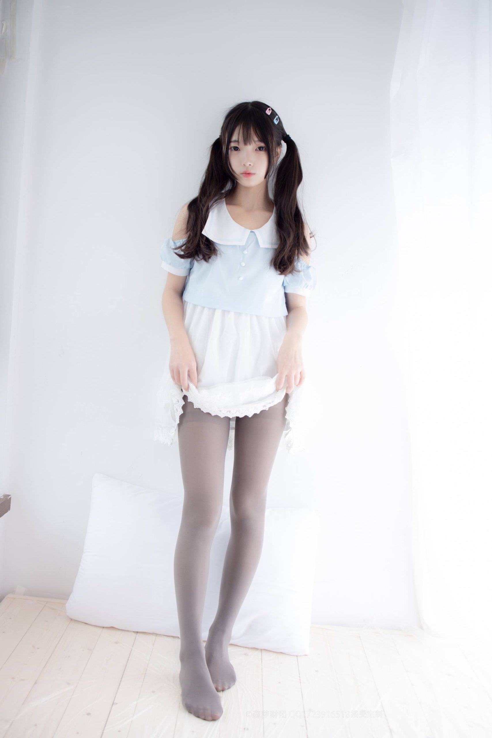 图片[4]-超级甜美的灰丝小姑娘【86P】20005-华仔美图