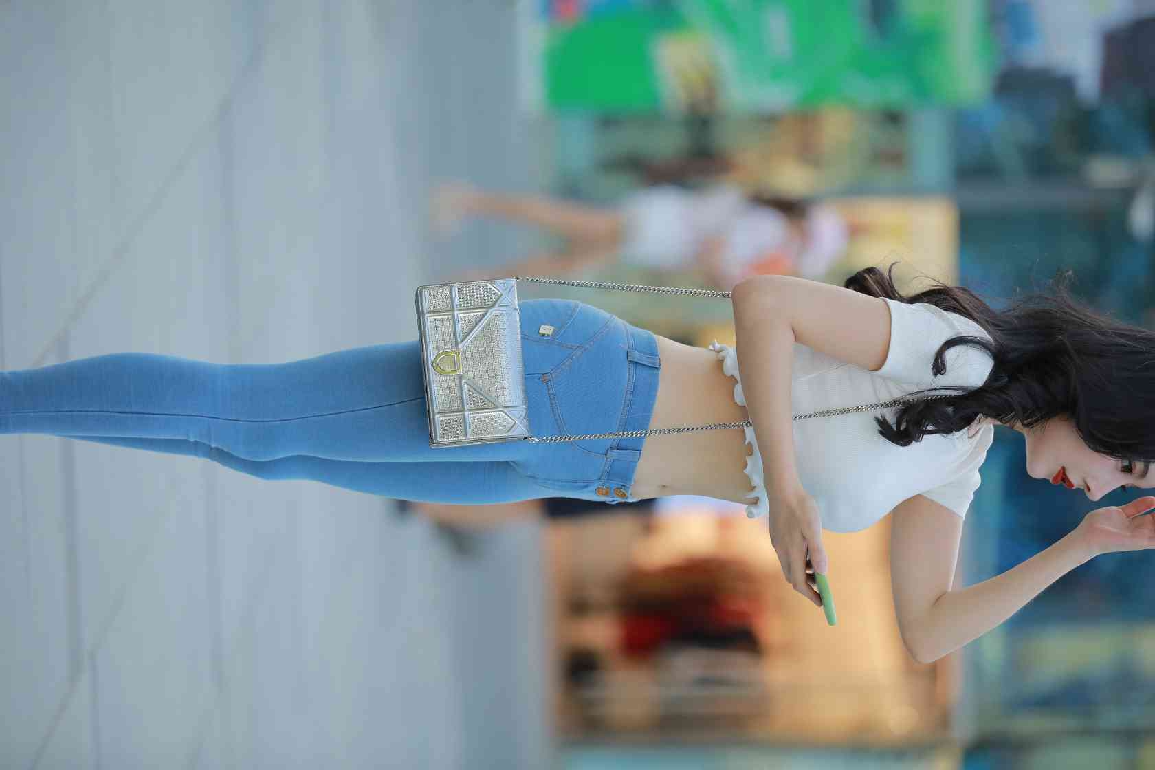 图片[3]-非常漂亮的紧身牛仔裤女孩【115P】04016-华仔美图
