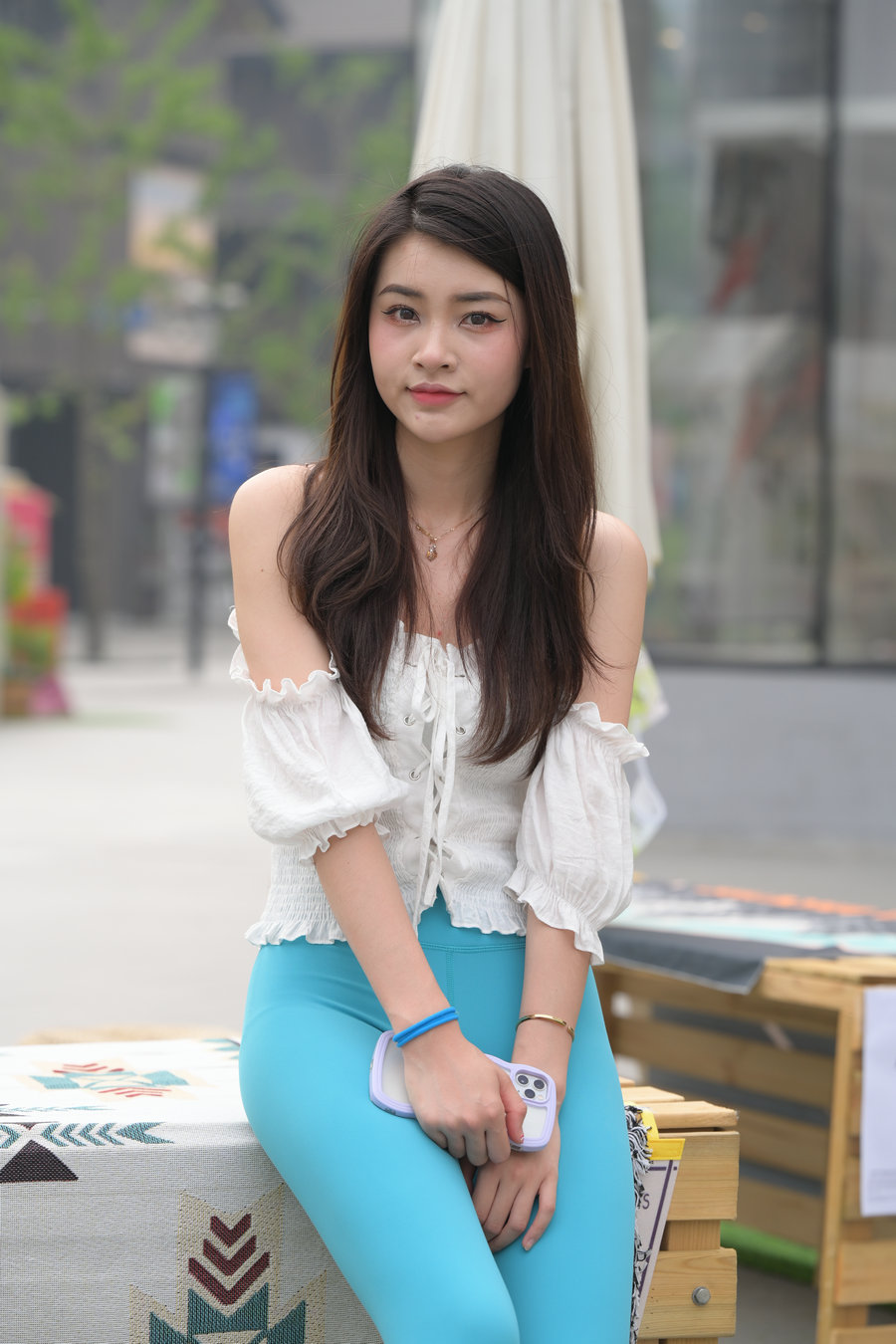 图片[2]-蓝色瑜伽裤漂亮女孩 J3299 769P-12.9GB-华仔美图