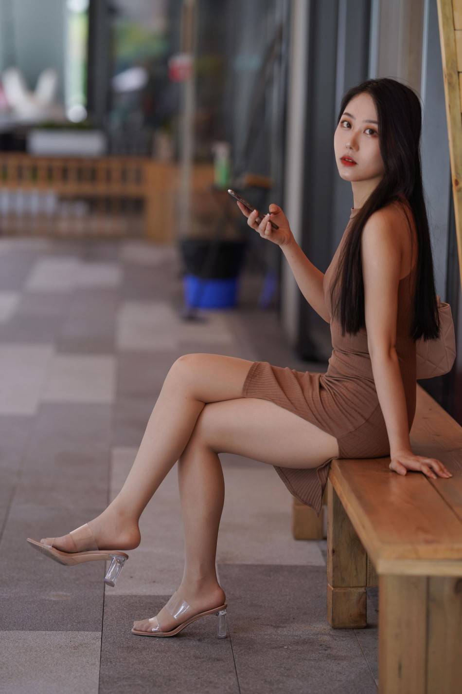 图片[5]-超有女人味的姑娘短裙逛街【400P】00049-华仔美图