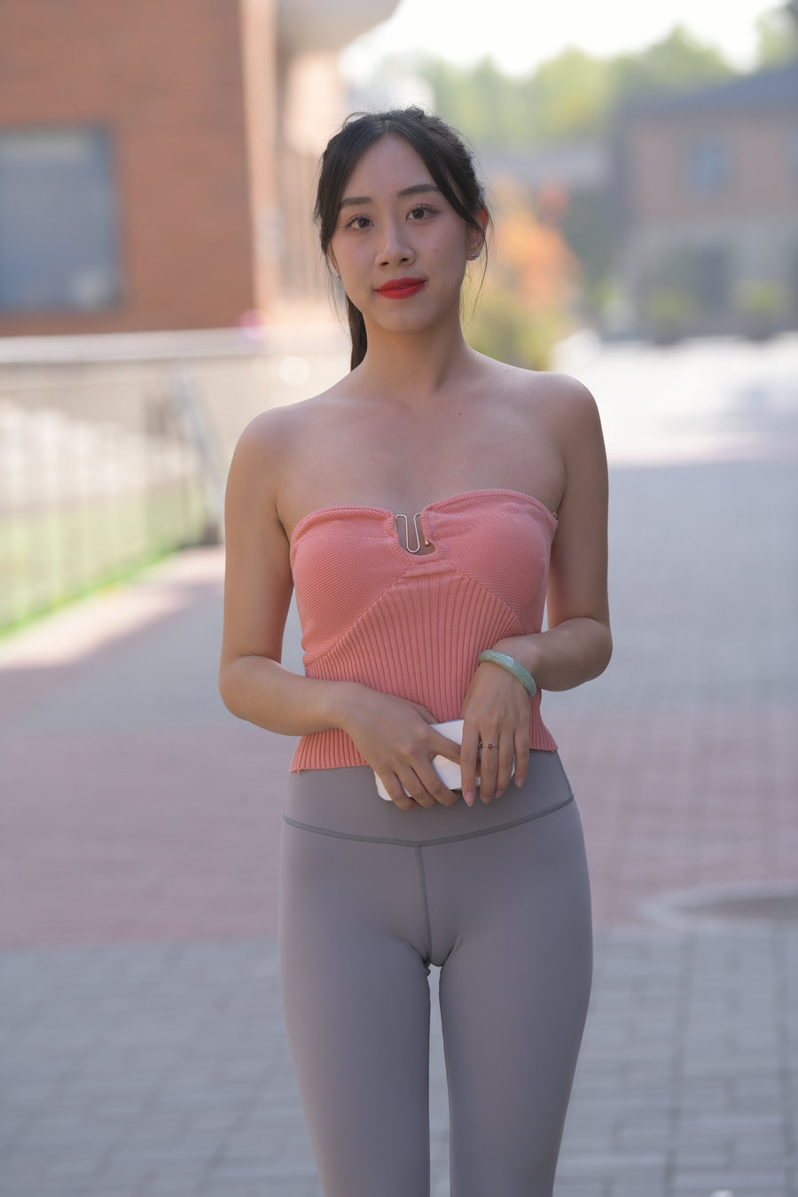 图片[1]-灰色瑜伽裤女孩J4905 522P1V-25.8GB-华仔美图