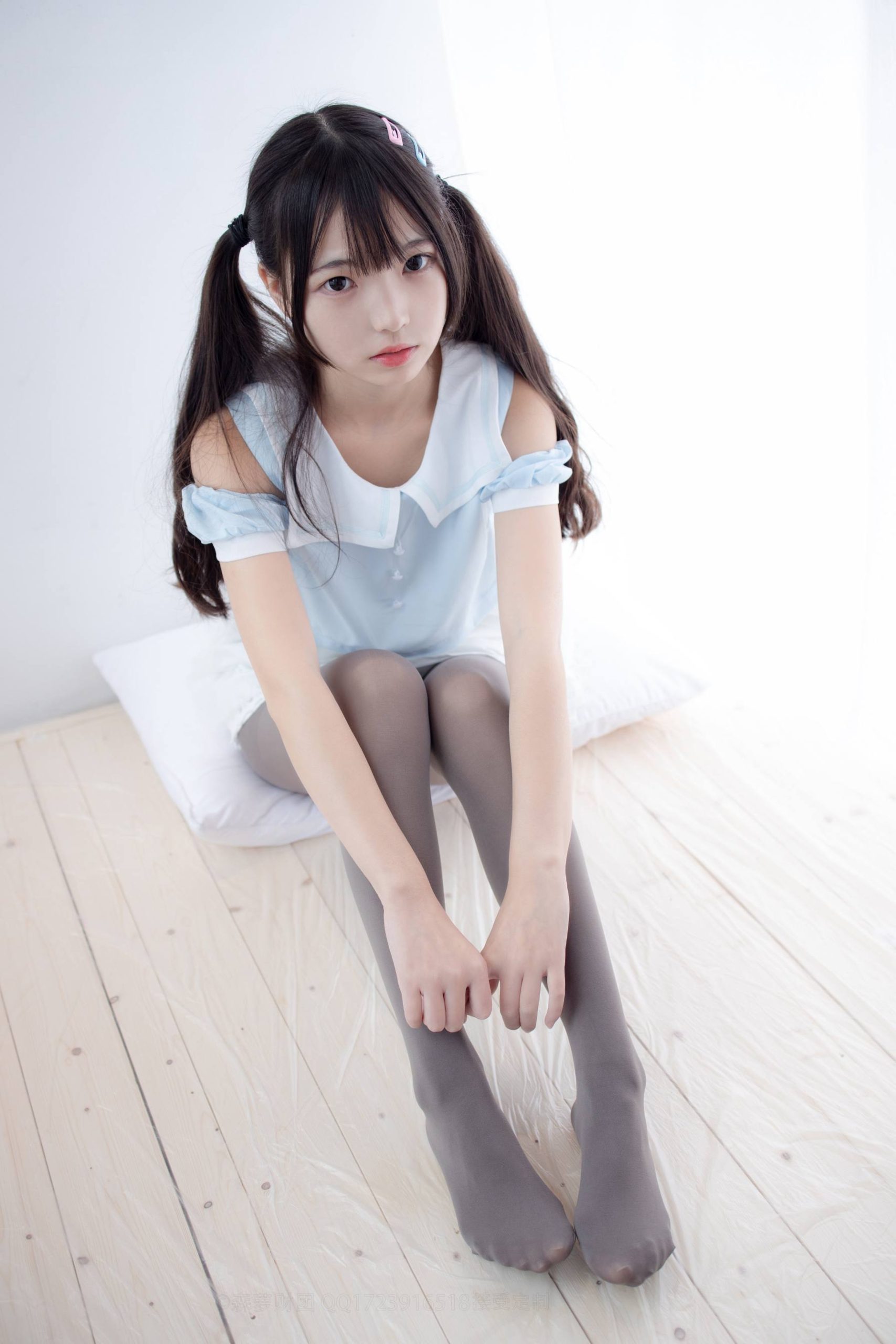 图片[3]-超级甜美的灰丝小姑娘【86P】20005-华仔美图