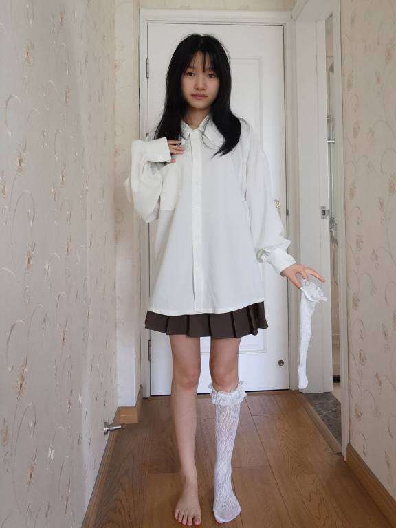 百褶裙可爱又大方的小姑娘【122P】20002-华仔美图