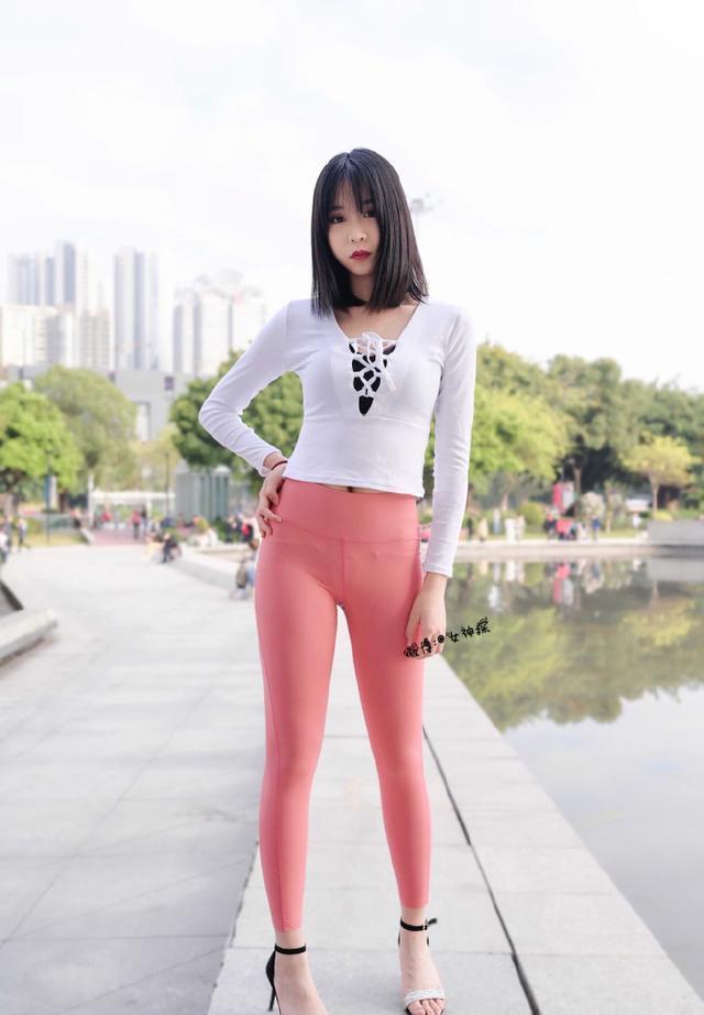 图片[2]-粉色瑜伽裤年轻女孩 J1311 417P17V-14.9GB-华仔美图