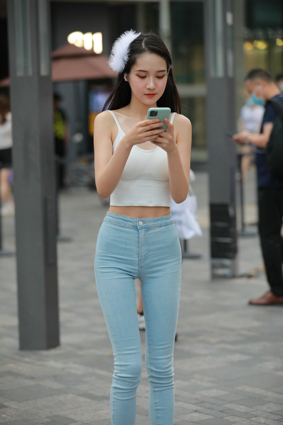 图片[3]-非常漂亮的牛仔裤女孩 J2144 98P1V-1.92GB-华仔美图