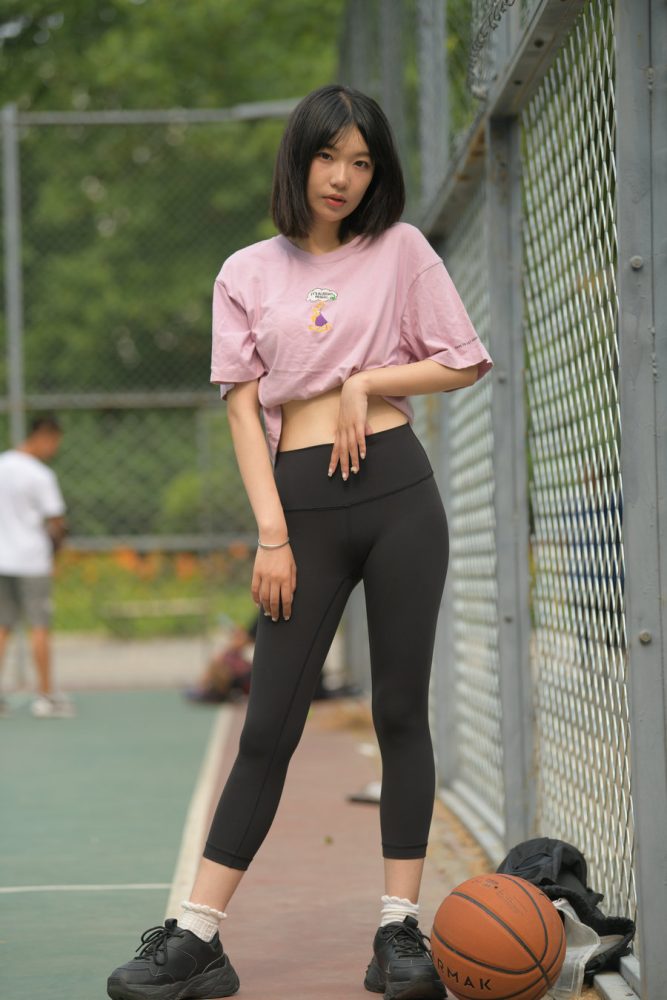 图片[3]-穿瑜伽裤打篮球的大三女孩J2198 463P1V-18.6GB-华仔美图