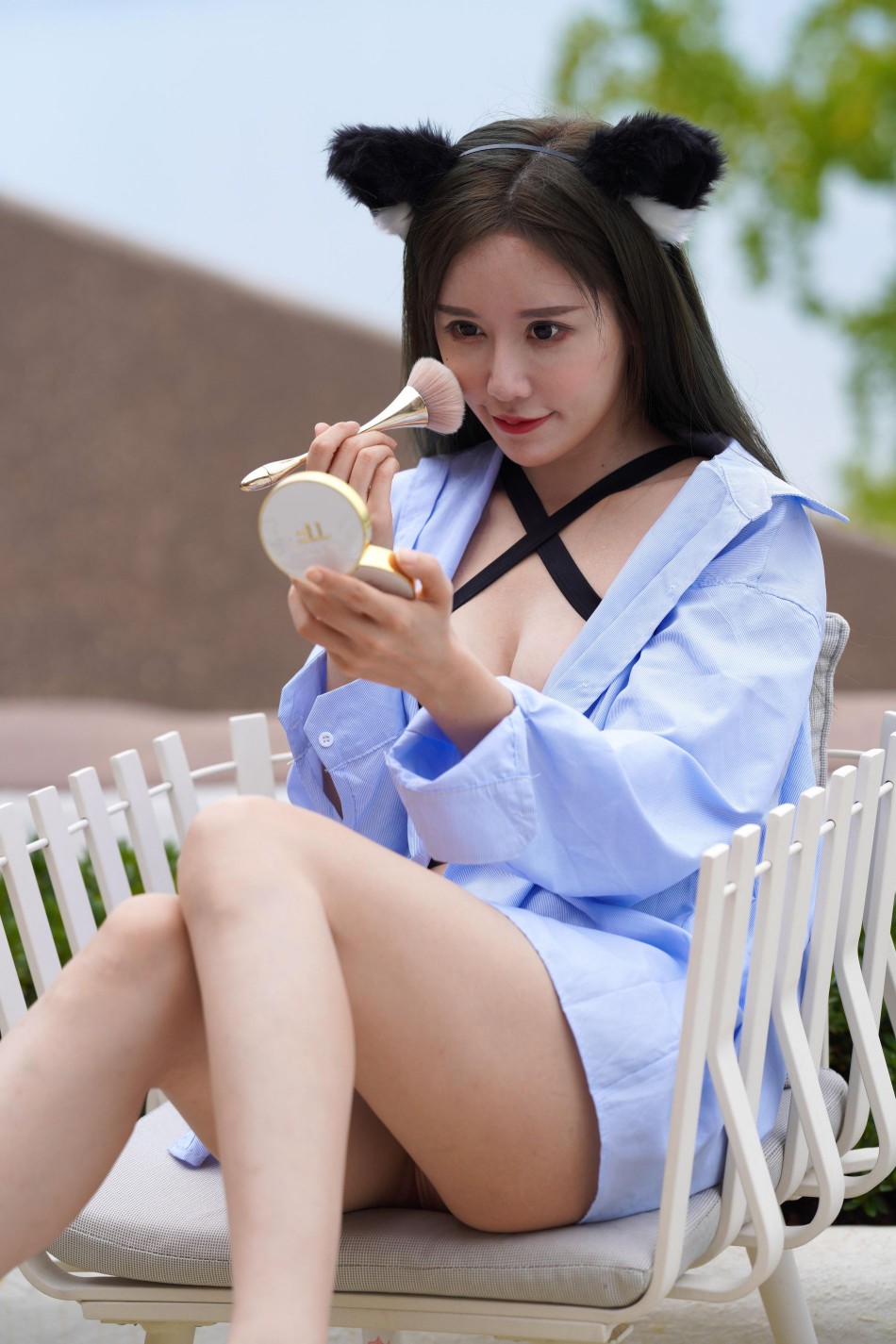 图片[5]-可爱的猫耳朵比基尼美少女【394P】00043-华仔美图