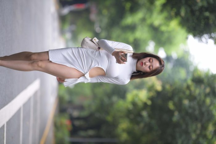非常精致的侧边裙姑娘，忒好看了！【299P】00017-华仔美图