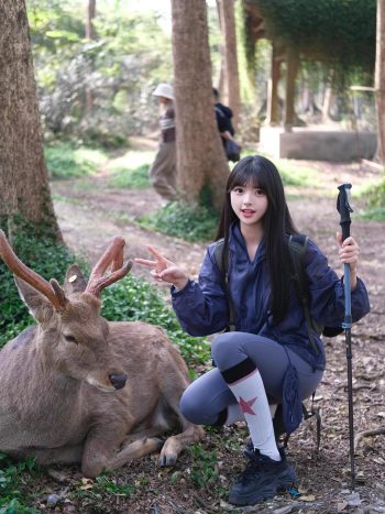 图片[5]-爱爬山的瑜伽裤MM，太甜美了！~-华仔美图