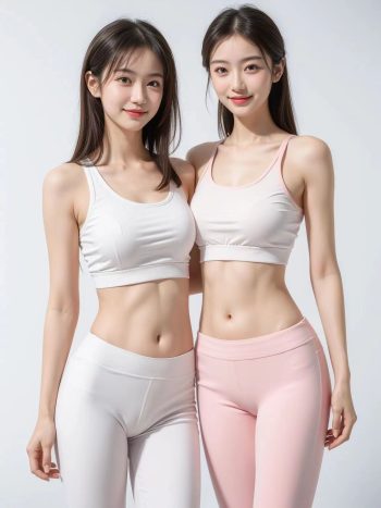 图片[18]-AI瑜伽裤清纯妹子系列图-华仔美图
