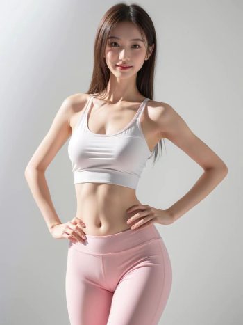 图片[17]-AI瑜伽裤清纯妹子系列图-华仔美图