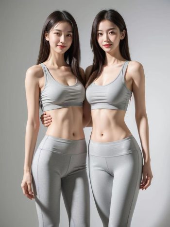 图片[9]-AI瑜伽裤清纯妹子系列图-华仔美图