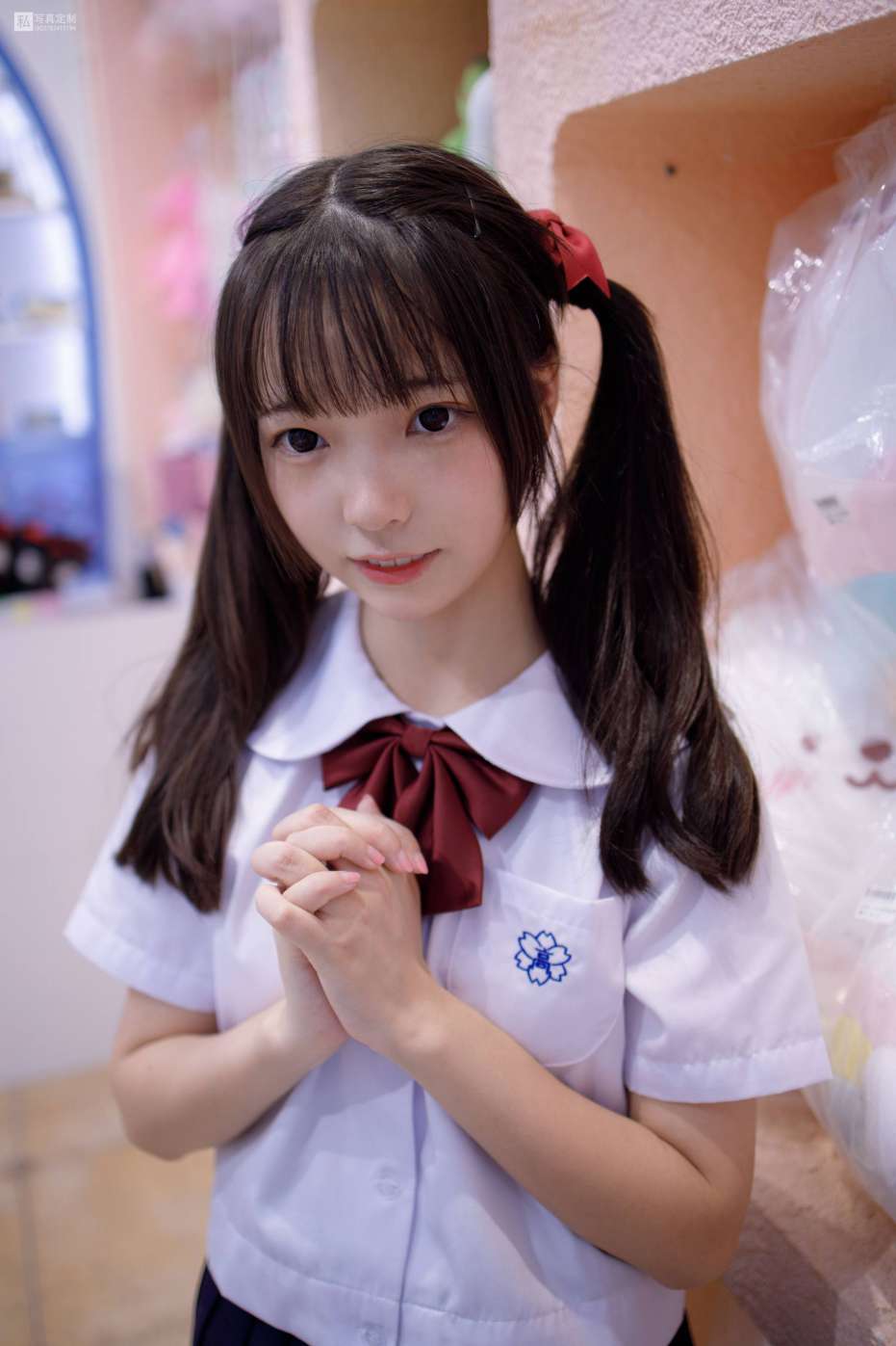 图片[4]-眼神好清澈的双马尾白丝女孩【75P】20019-华仔美图