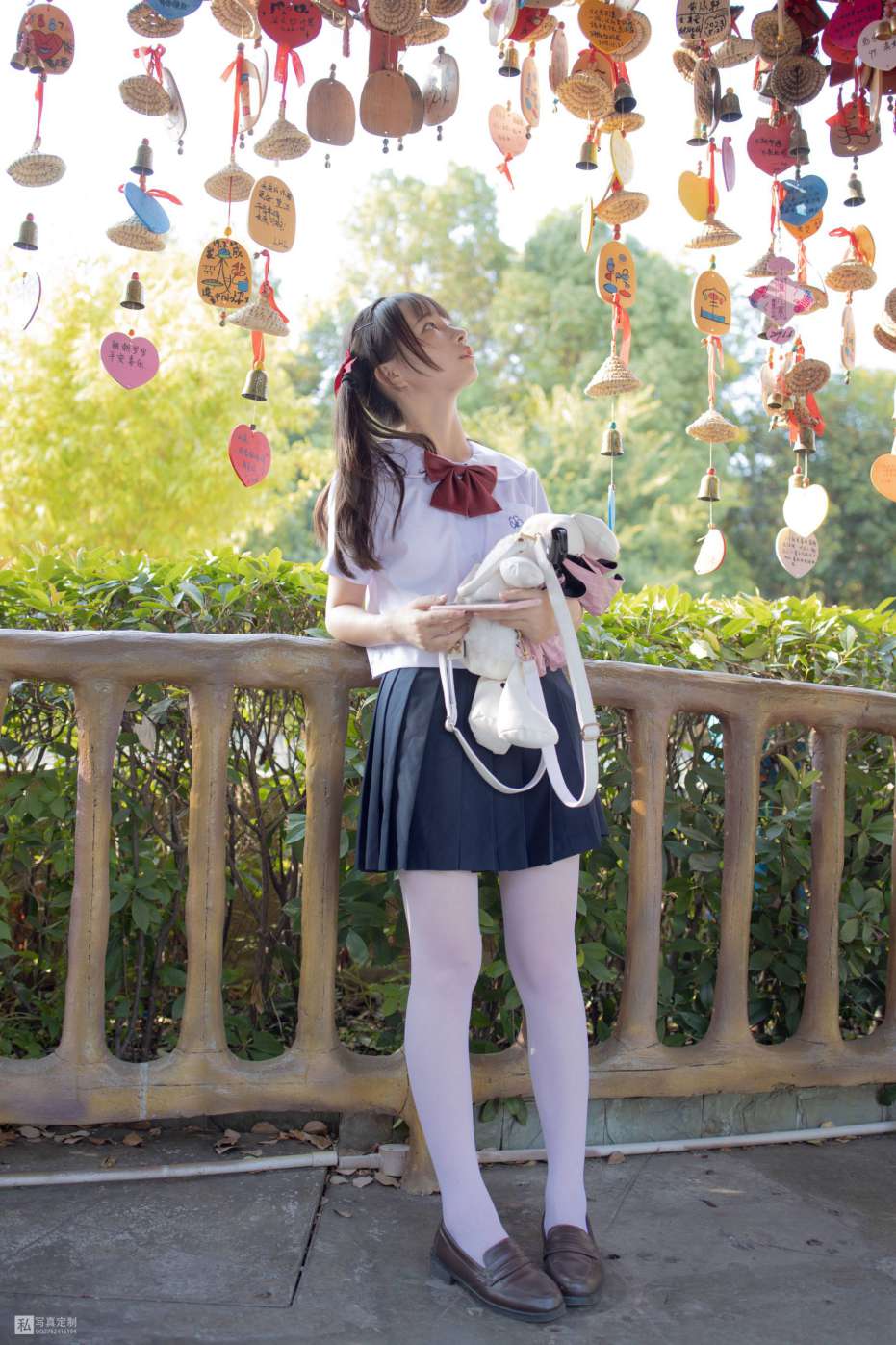 图片[5]-眼神好清澈的双马尾白丝女孩【75P】20019-华仔美图
